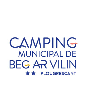 Logo du Camping de Plougrescant avec fond blanc